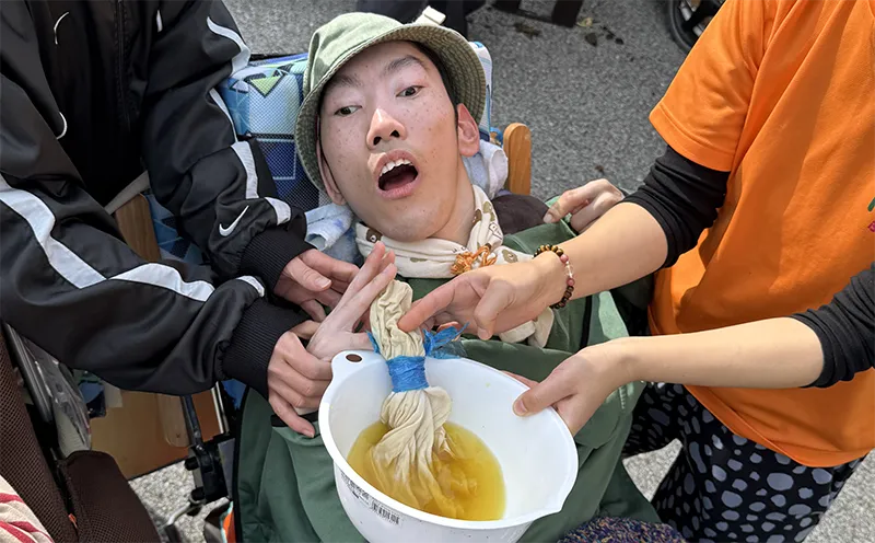 染め物に挑戦